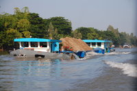 Mekong cargo boat