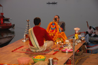 Varanasi puja ceremony