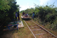 Bamboo train