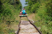 Bamboo train