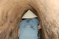 In the tunnels