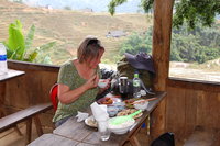 Lunch on the trail